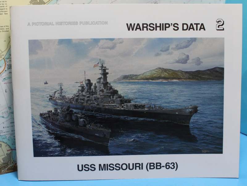 USS Missouri (BB 63), Robert F. Sumrall (1 p.) Pictorial Histories Publication Warship`s Data 2